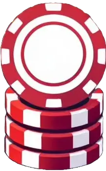 Ikona z animowanymi czerwonymi żetonami pokerowymi